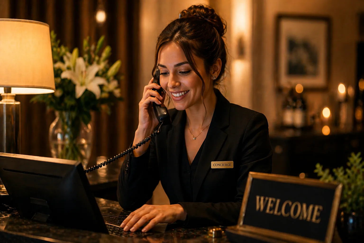 AI phone receptionist for hotels and guest houses